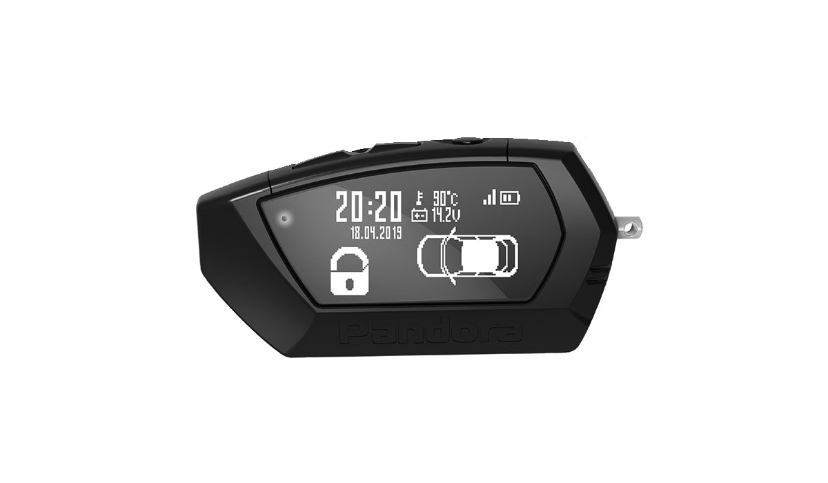 2768 Брелок LCD D024 black DX 90 LORA — изображение 1